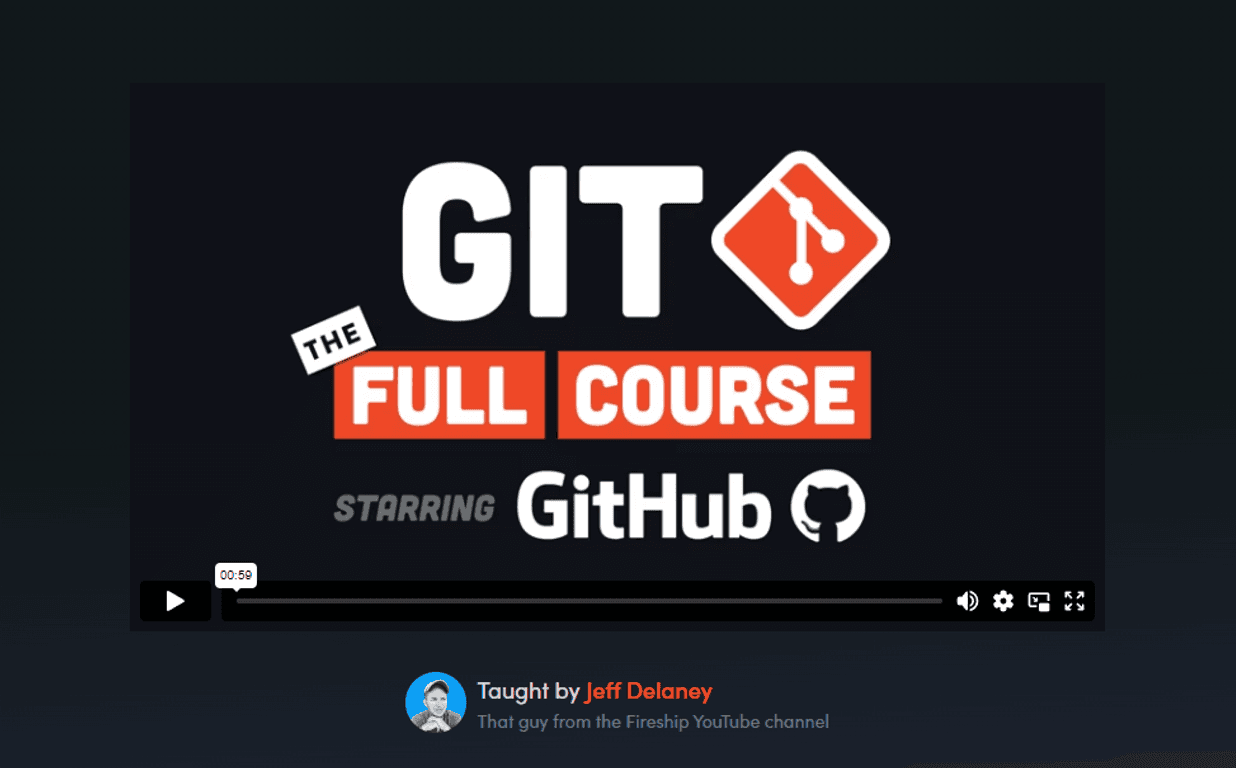 Download - Git & GitHub Full Course by Fireship.io