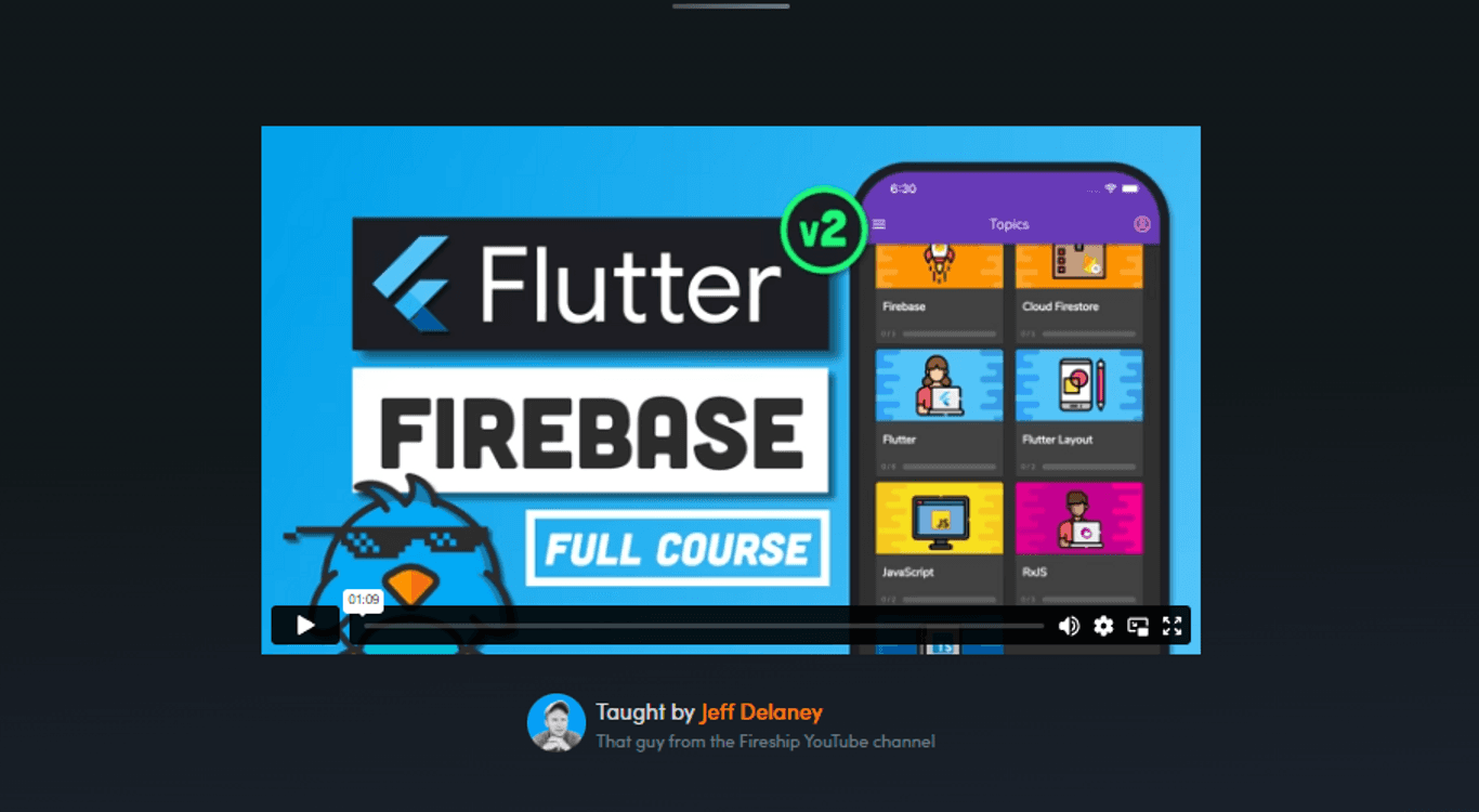 Get Free Flutter Firebase - Build a full-stack Flutter app with Firebase from scratch. 